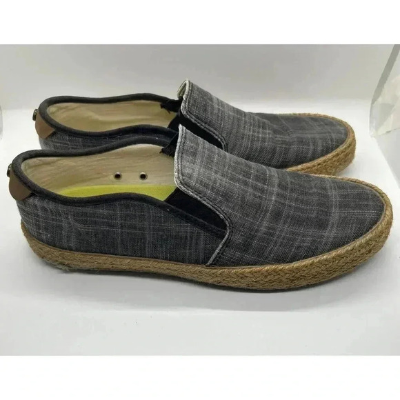 Original Penguin Espy Blue Linen Men's Slip-On Loafer Shoes Jute Espadrille 8.5 - Picture 3 of 15
